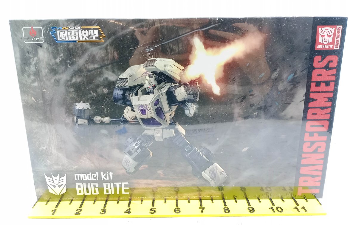 FLAME TOYS FURAI MODEL TRANSFORMERS BUG BITE DECEPTICON MODEL KIT SEALED OB INV 263330326