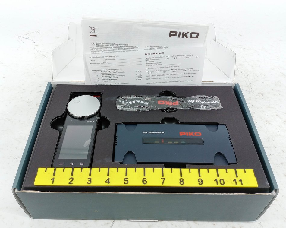 PIKO SMARTCONTROL BASIC SET SMARTCONTROLLER & SMARTBOX DCC SYSTEM, OB INV 263330330