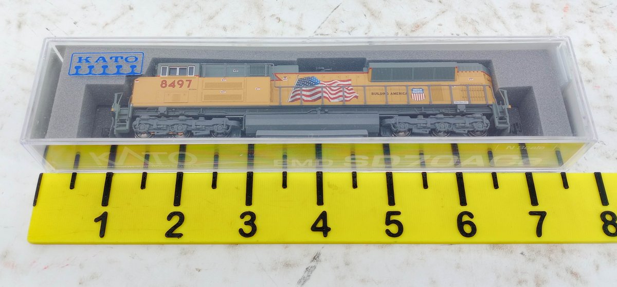 KATO 176-8438 UP 8497 SD70ACE N SCALE DIESEL LOCOMOTIVE, OB INV 263330333