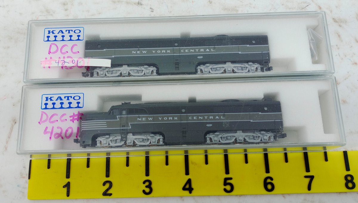 KATO 106-0701 NYC PA-1 & PB-1 N GAUGE DIESEL LOCOMOTIVES, 2 OBS INV 263330337