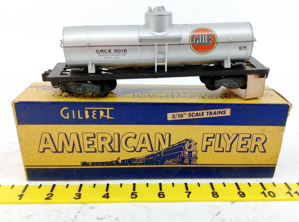 AMERICAN FLYER 925 GULF TANK CAR W/ OB INV 263360001