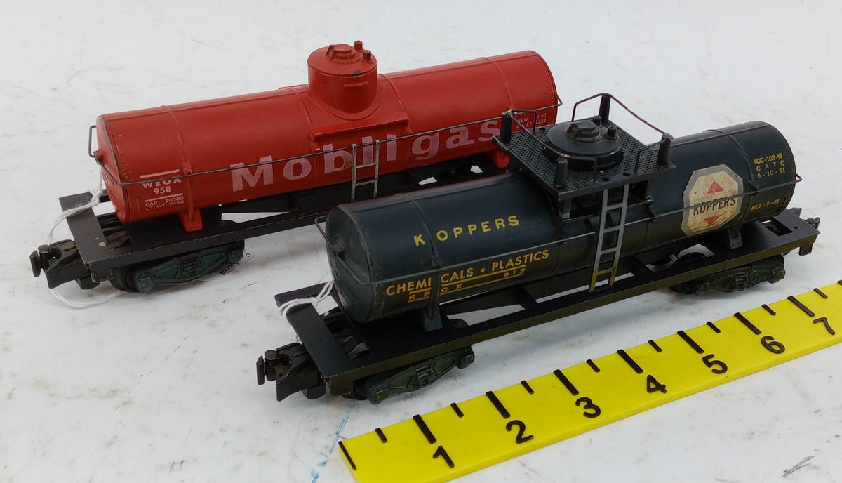 AMERICAN FLYER 958 MOBIL GAS TANK CAR & 912 KOPPERS TANK CAR INV 263360002