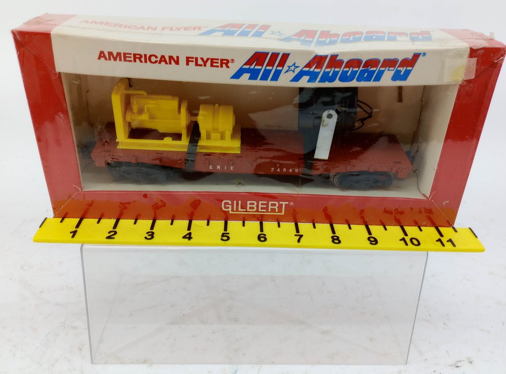 AMERICAN FLYER 24549 ERIE FLOODLIGHT CAR IN SEALED ORIGINAL BOX INV 263360011