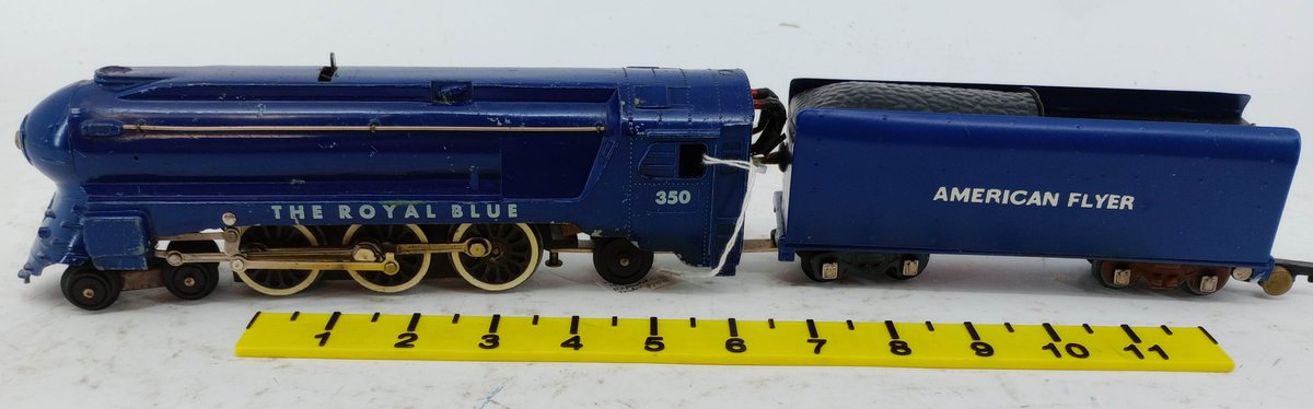 AMERICAN FLYER 4-6-2 350 ROYAL BLUE PACIFIC W/ TENDER INV 263360014