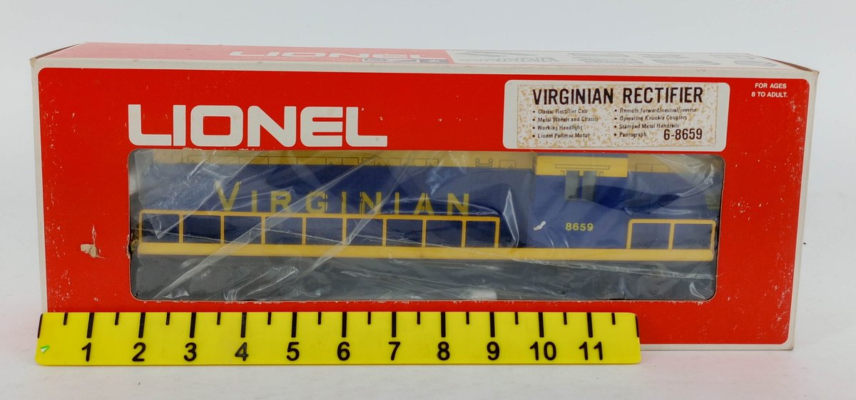 LIONEL VIRGINIAN RECTIFIER DIESEL LOCO 8659 IN OB INV 260015221