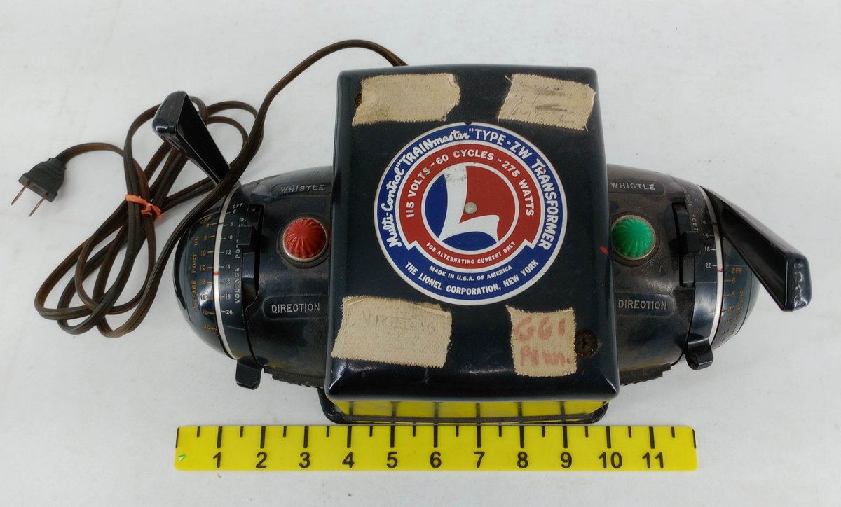 LIONEL TYPE ZW TRANSFORMER INV 260015247