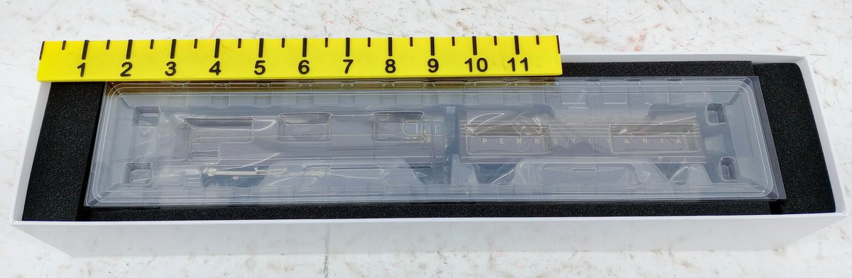 BROADWAY LIMITED N GAUGE 4432 PRR K4S STREAMLINED #3768 STEAM LOCOMOTIVE W/ TENDER, OB INV 263330411