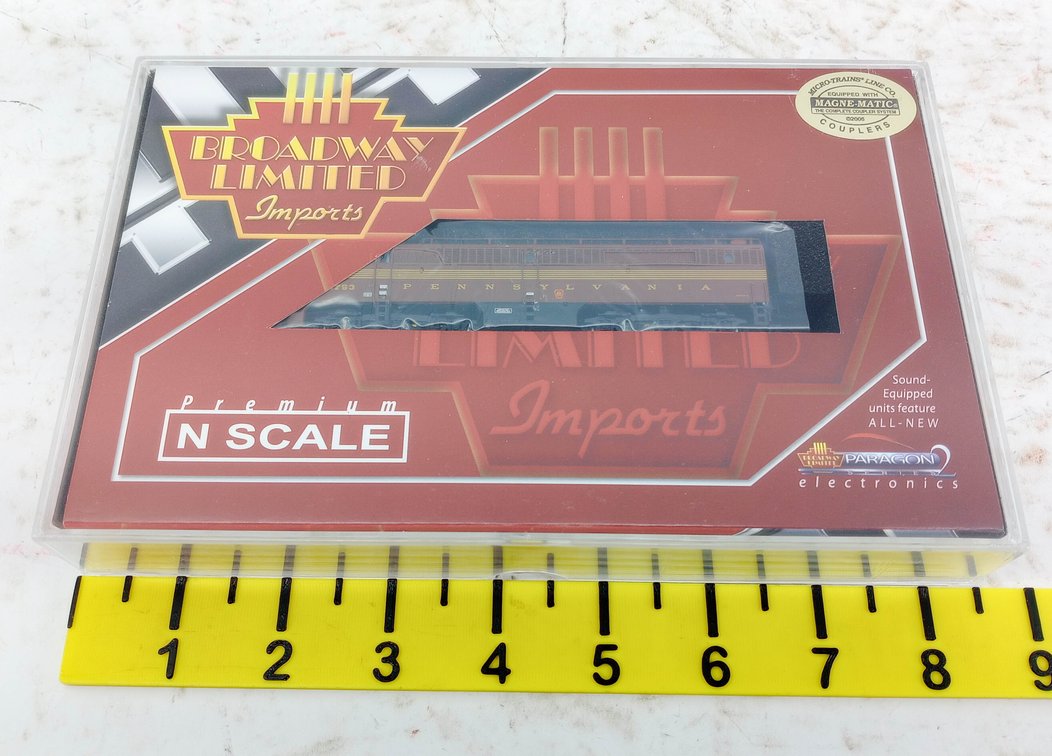BROADWAY LIMITED 3391 PRR PENNSYLVANIA ALCO PA 5753A N SCALE DIESEL W/ SOUND, OB INV 263330437