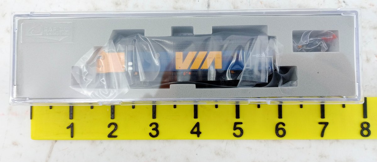 RAPIDO 530519 VIA RAIL CANADA CN FP9A N SCALE LOCOMOTIVE #6534 DC/DCC/SOUND, OB INV 263330440
