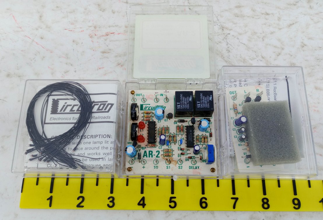 3 CIRCUITRON AR-2 AUTOMATIC REVERSE, CL-2 CHASE LIGHT & FL-2 FLASHER CIRCUITS, 3 OBS INV 263330464