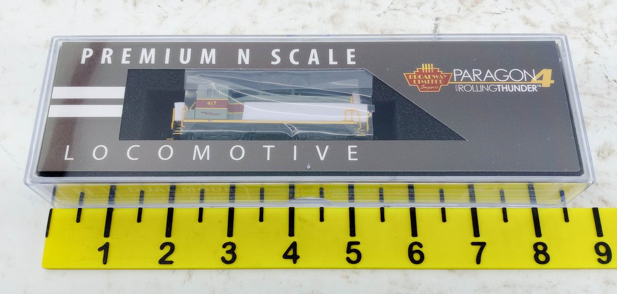 BROADWAY LIMITED 3917 ERIE LACKAWANNA EMD NW2 #417 LOCOMOTIVE, N SCALE, OB INV 263330466