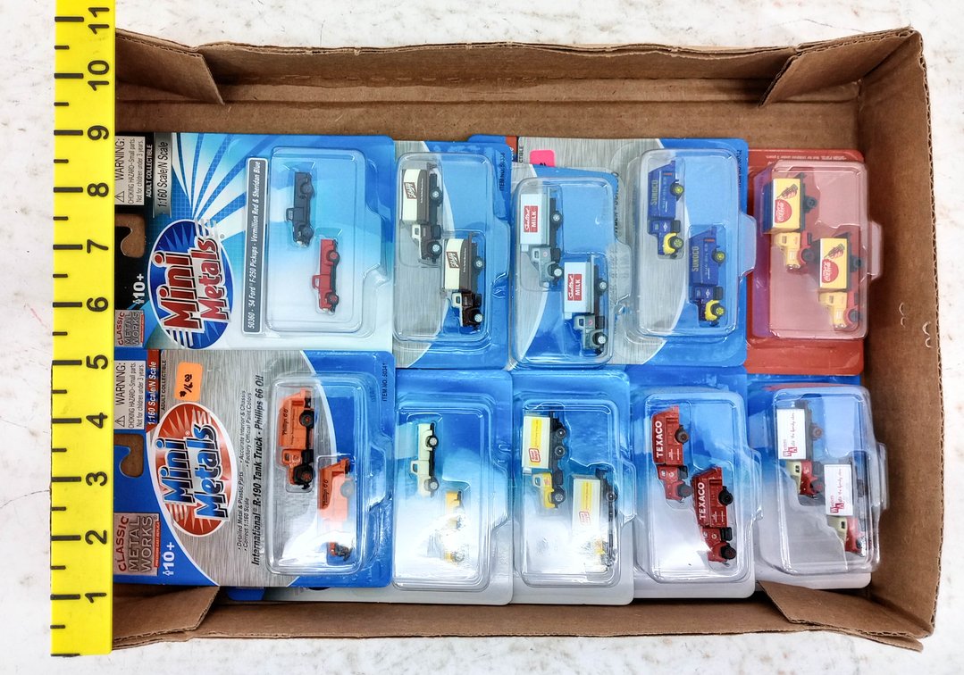 ASSORTED CLASSIC METAL WORKS MINI METALS N SCALE TRUCKS, ALL OBS INV 263330555
