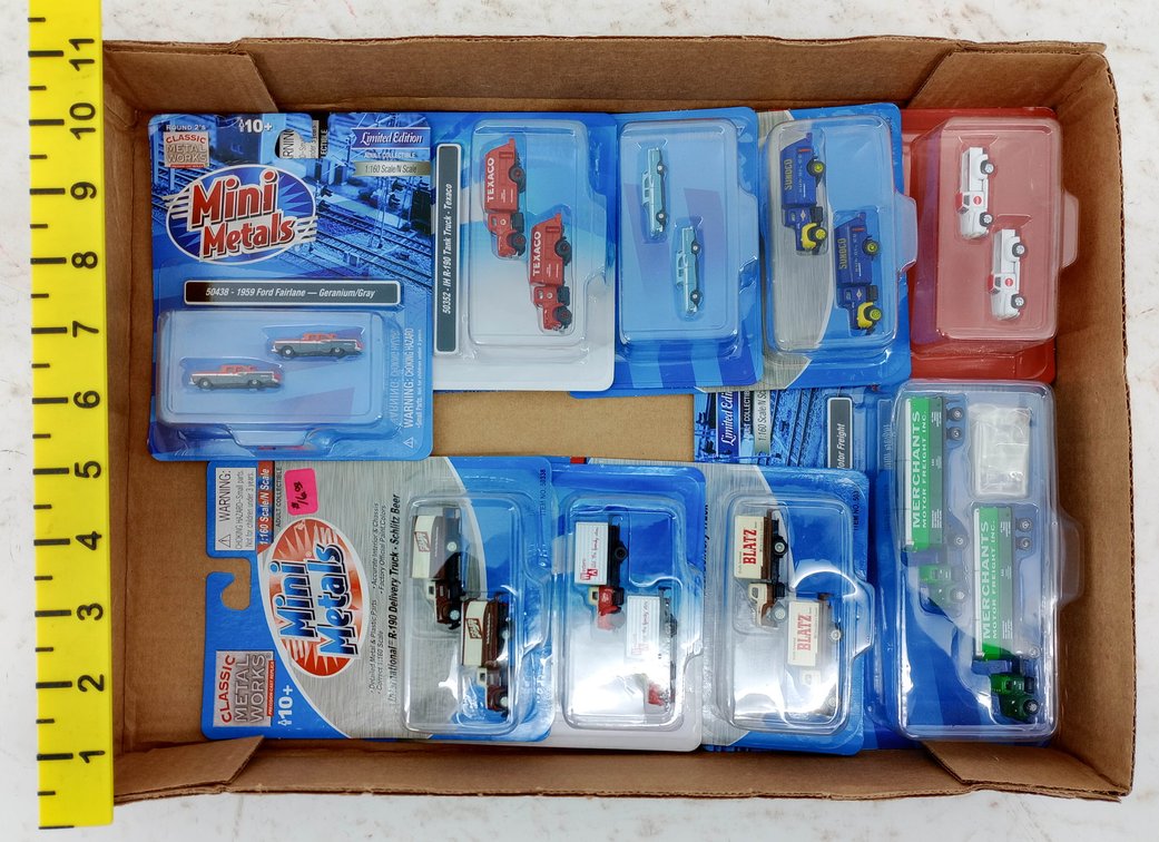 ASSORTED CLASSIC METAL WORKS MINI METALS N SCALE VEHICLES & TRUCKS, SOME OBS INV 263330561