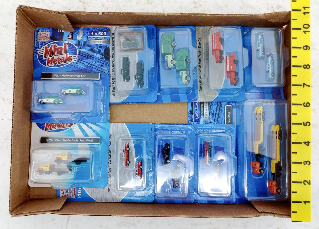 ASSORTED MINI METALS N SCALE 1:160 VEHICLES SOME OBS INV 263330569