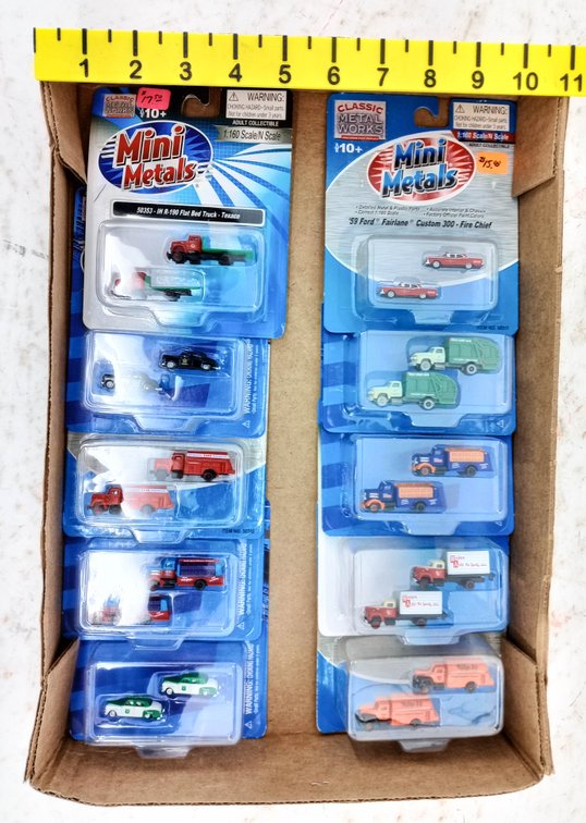 ASSORTED CLASSIC METAL WORKS MINI METALS N SCALE VEHICLES, ALL OBS INV 263330572