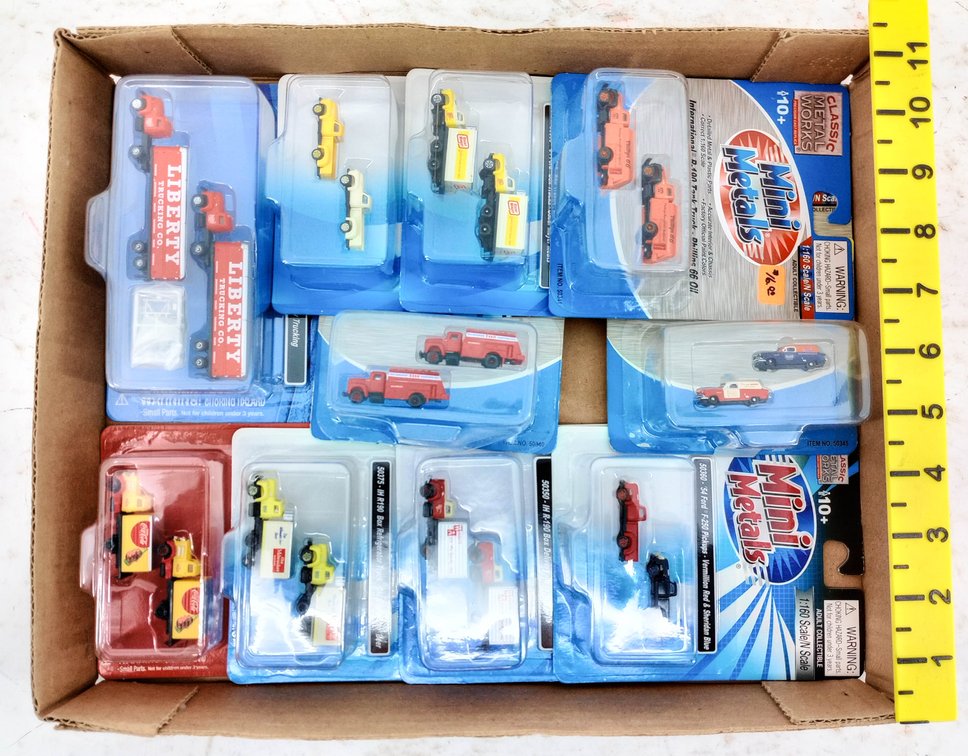 ASSORTED CLASSIC METAL WORKS MINI METALS 1:160 N SCALE TRUCKS SOME OBS INV 263330578