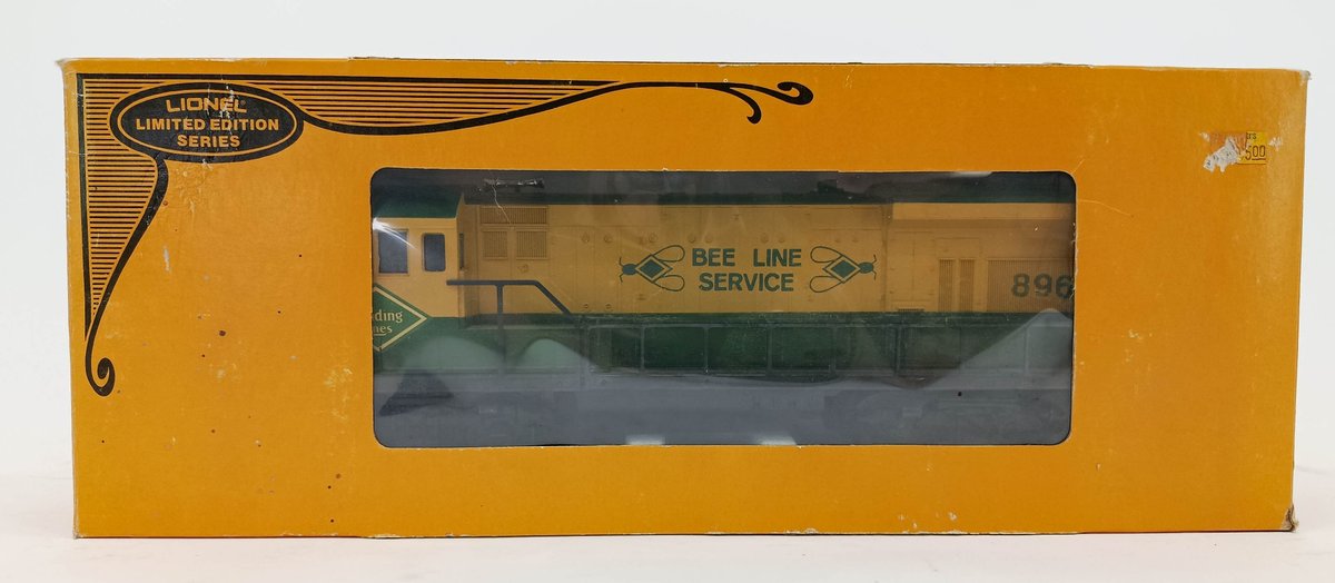 LIONEL O GAUGE 6-8962 READING U36B DIESEL LOCOMOTIVE BEE LINE SERVICE, OB INV 263380010