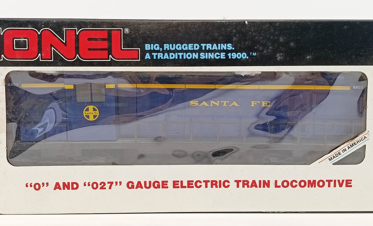 LIONEL O GAUGE 6-18803 SANTA FE RS-3 DIESEL LOCOMOTIVE, OB  INV 263380050