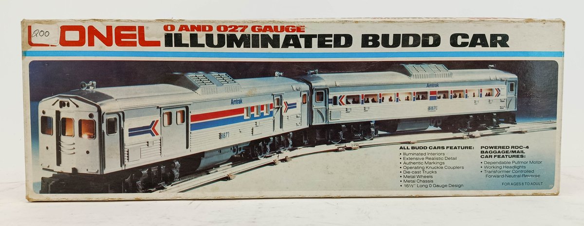 LIONEL O GAUGE 6-8868 AMTRAK RDC-4 BAGGAGE/MAIL BUDD CAR, OB INV 263380093