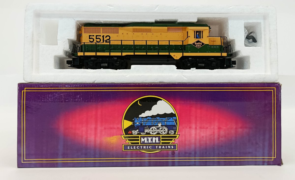 MTH MT-2073LP READING EMD GP-30 DIESEL LOCOMOTIVE #5512, OB INV 263380130