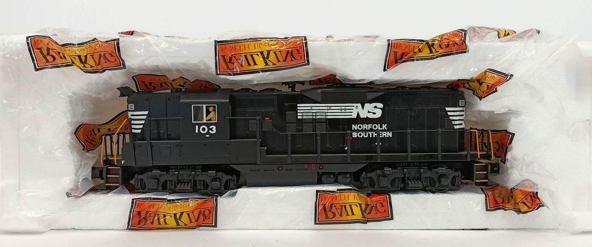 RAIL KING O GAUGE 30-20307-1 NORFOLK SOUTHERN GP-9 DIESEL ENGINE W/ PROTO-SOUND 3.0, OB INV 263380140