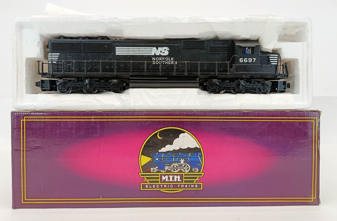 MTH O GAUGE MT-2115LP NORFOLK SOUTHERN 6697 EMD SD60 DIESEL LOCOMOTIVE, OB INV 263380144