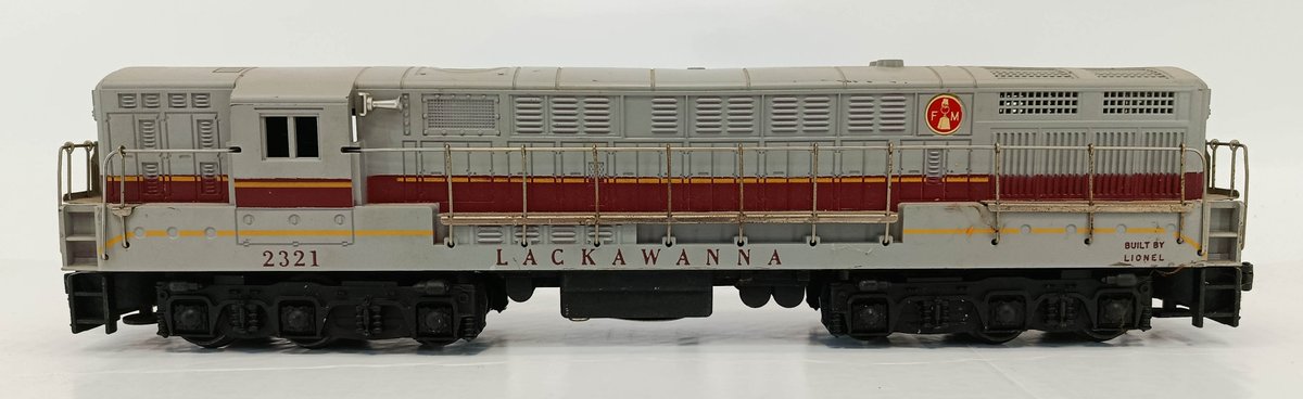 LIONEL O GAUGE 2321 LACKAWANNA FM TRAINMASTER DIESEL LOCOMOTIVE INV 263380175