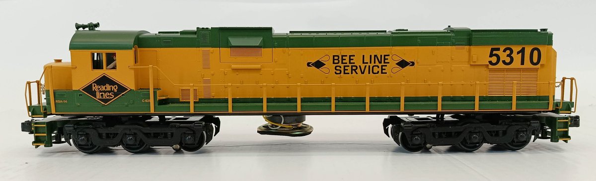 O GAUGE READING LINES 5310 BEE LINE SERVICE ALCO RSA-14 DIESEL LOCOMOTIVE INV 263380174