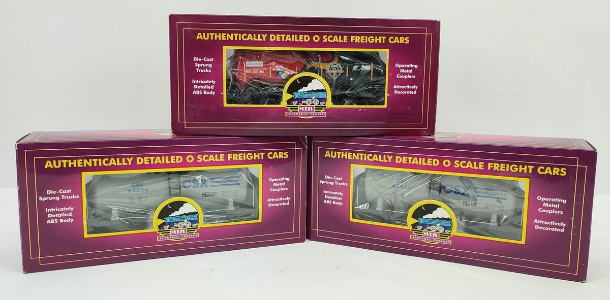 M.T.H. 3 M.T.H. 2- CSX TANK CAR 20-96003 & 1 NORFOLK SOUTHERN FIRST RESPONDERS TANK CAR 20-96737 OBS  INV 262380434