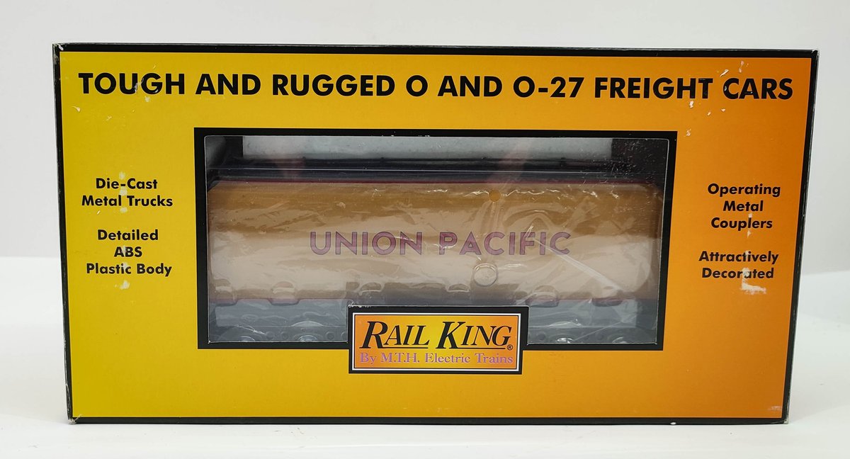RAIL KING UNION PACIFIC (YELLOW) AUXILIARY WATER TENDER 30-79303 OB  INV 262380438