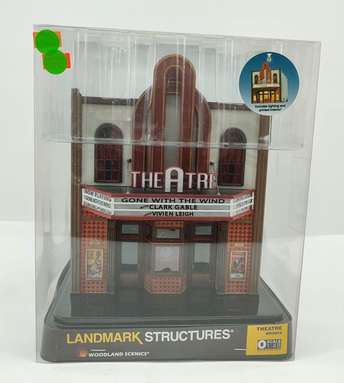 O SCALE LANDMARK STRUCTURES WOODLAND SCENICS THEATRE BR5854  INV 262380453