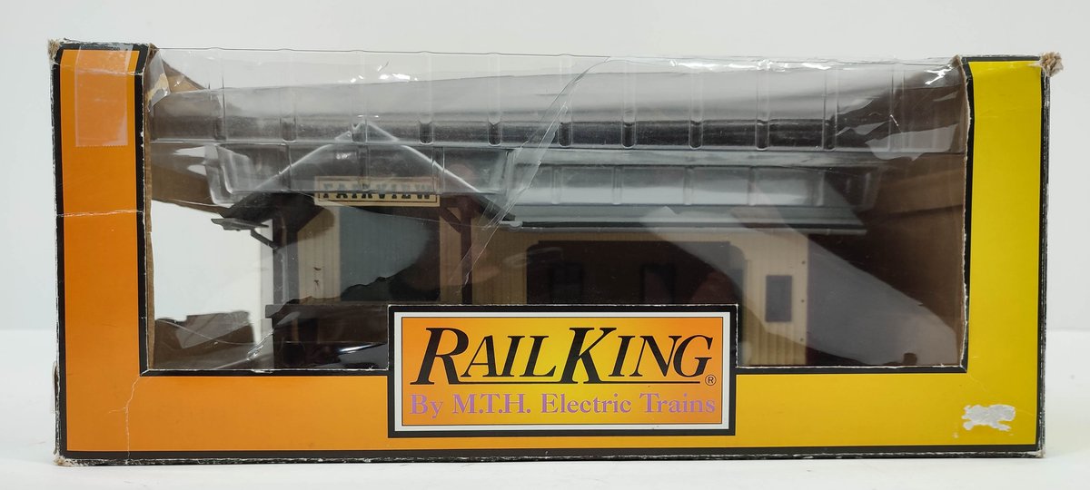 ACCESSORIES RAIL KING FAIRVIEW TRAIN DEPOT 30-90032 BOX IS MISSING END ROUGH  INV 262380456
