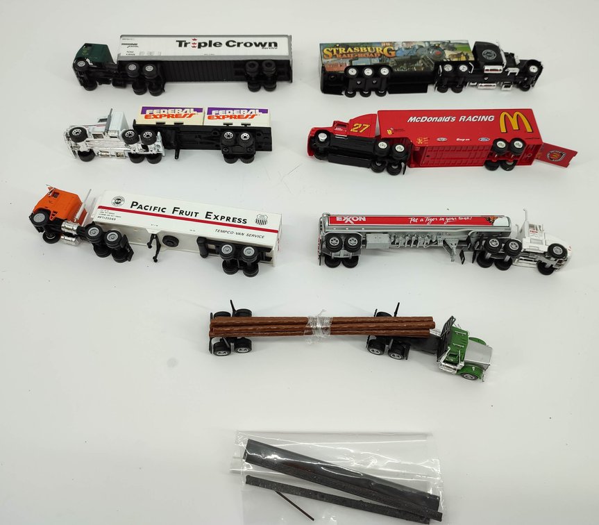 HO GAUGE 7 HO SCALE MIXED TRUCKS  INV 262380498