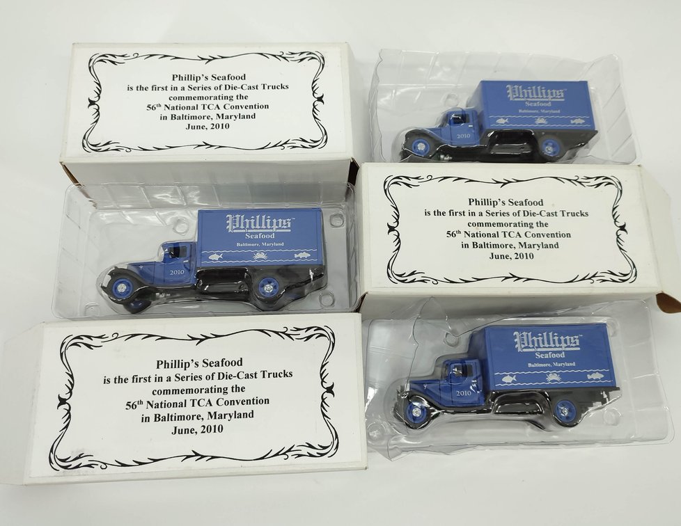 TOYS 3 PHILLIP'S SEAFORD 1ST IN SERIES DIE CAST TRUCKS COMMEMORATING THE 56TH NATIONAL TCA COVETION IN BALIMORE MARYLAND 2010  INV 262380502