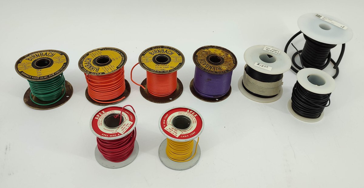ELECTRICAL ASSORTED ELCTRICAL HOOK-UP WIRE  BIRNBACH, APEX WIRE, OTHER MIXED  INV 262380512