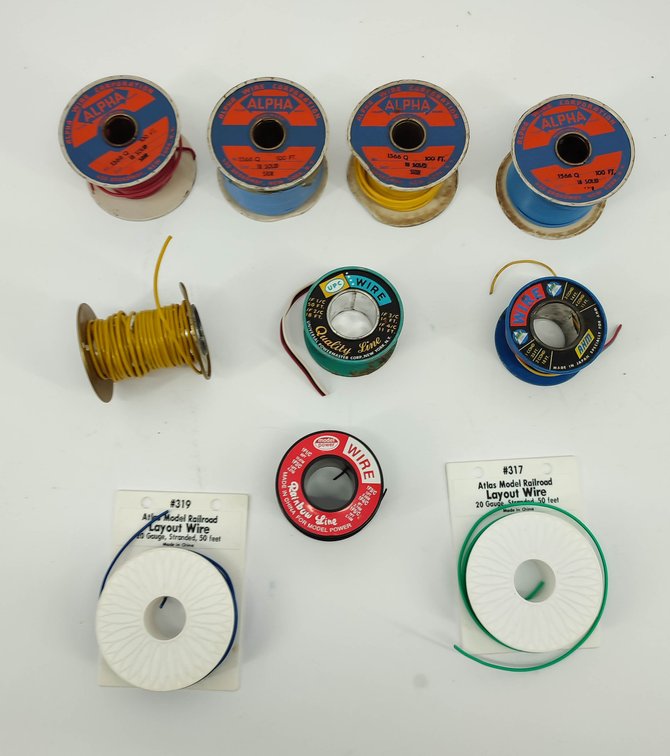 ELECTRICAL ASSORTED ELCTRICAL WIRE ALPHA WIRE, RAINBOW LINE WIRE, QUALITY LINE UPC, AHM, ATLAS  INV 262380514