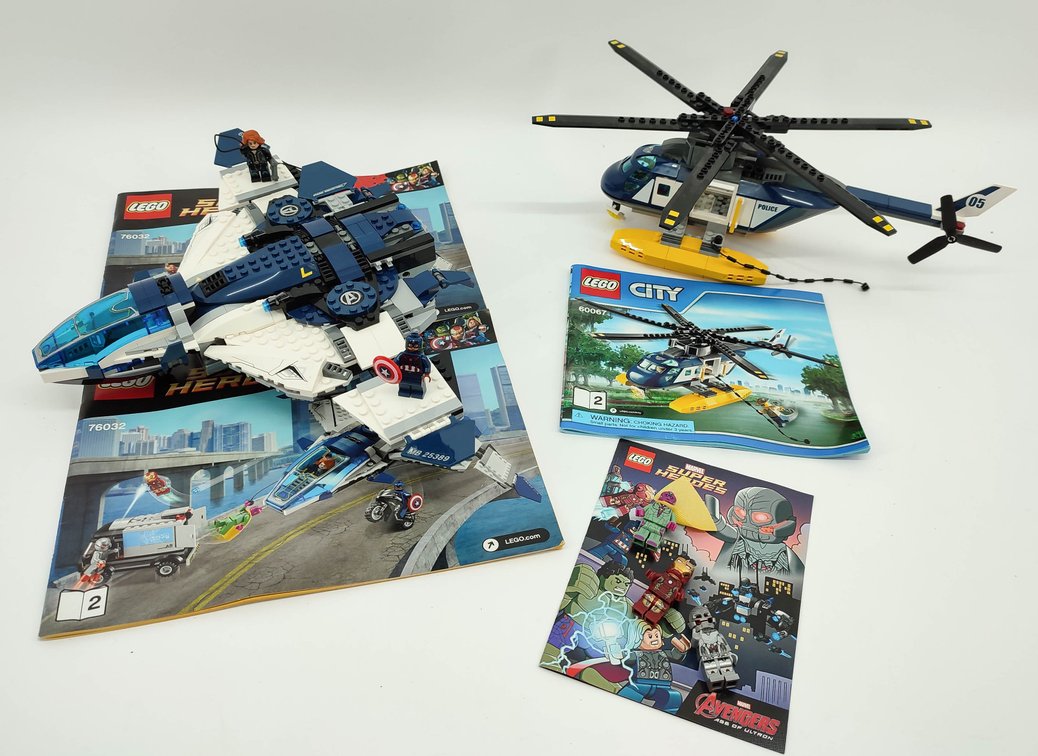 TOYS LEGO HELICOPTER & PLANE  INV 262380516