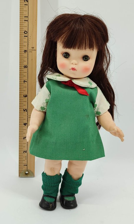 TOYS VINTAGE EFFANBEE JUNIOR GIRL SCOUT DOLL 11" 1966  INV 262380522