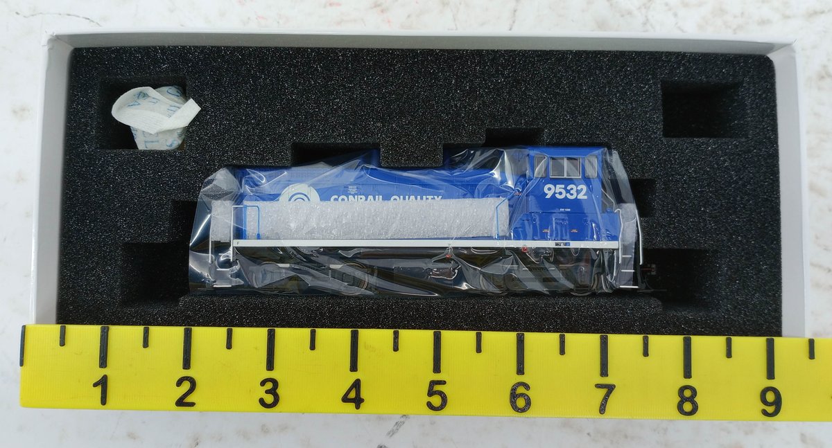 BROADWAY LIMITED HO GAUGE 2847 CONRAIL EMD SW1500 #9532 LOCOMOTIVE, PARAGON2 SOUND/DCC, OB  INV 263330834