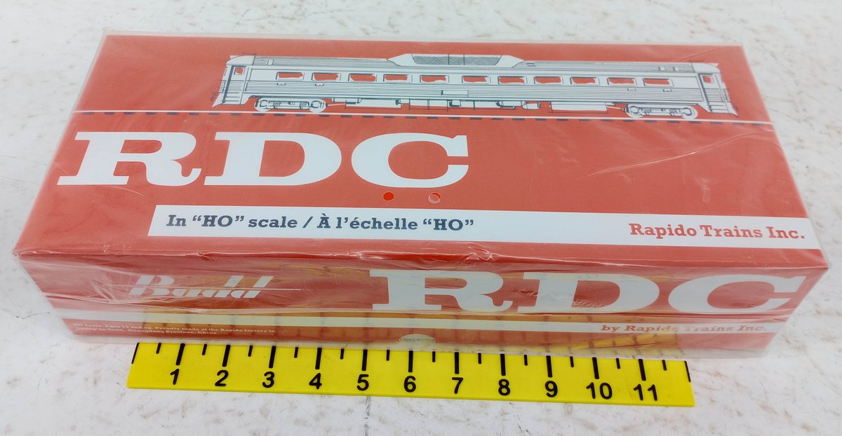 RAPIDO HO GAUGE 16570 NEW HAVEN BUDD RDC #32 DCC/SOUND PASSENGER CAR, OB  INV 263330833