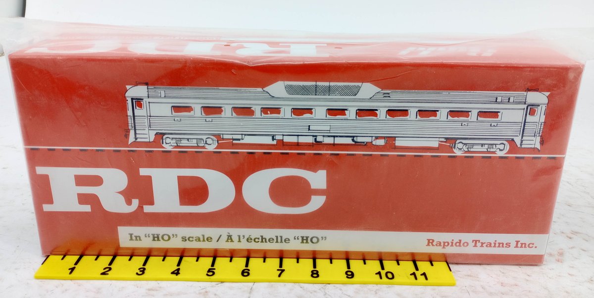 RAPIDO 16032 HO GAUGE AMTRAK PHASE 1 #11 BUDD RDC-DC PASSENGER CAR, OB  INV 263330841
