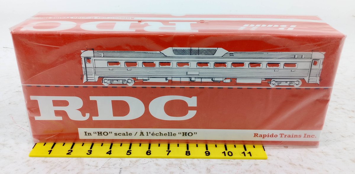 RAPIDO 16533 HO GAUGE AMTRAK PHASE 1 #15 BUDD RDC DCC/SOUND, OB  INV 263330840