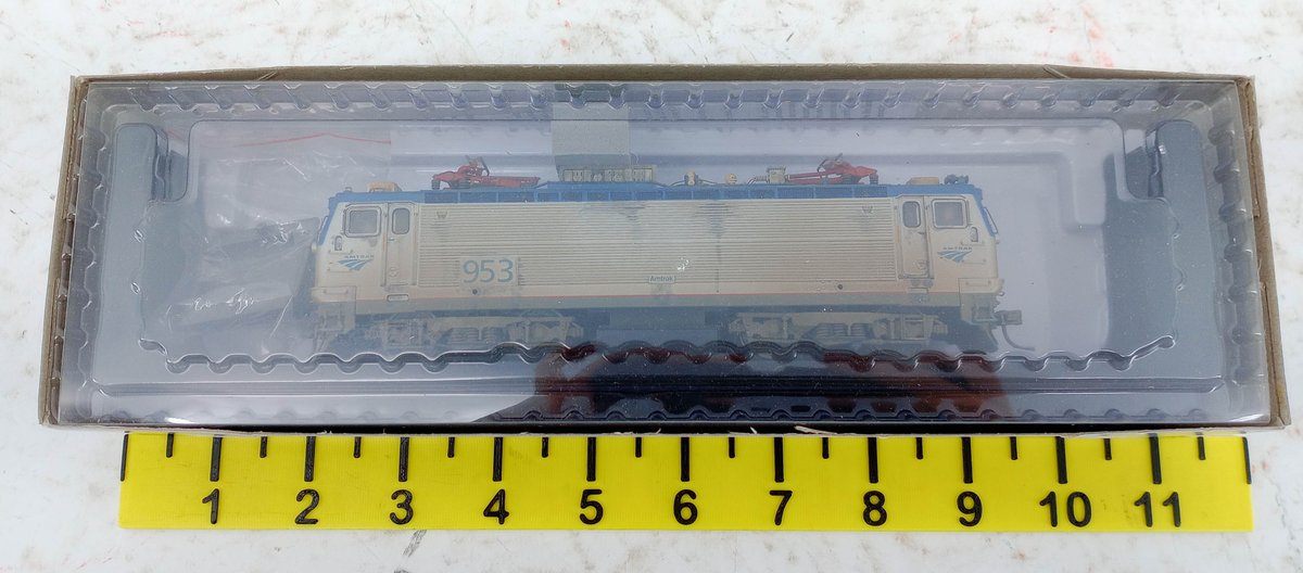 ATLAS MASTER LINE 10001674 HO GAUGE AMTRAK PHASE V AEM-7 LOCOMOTIVE #953, OB  INV 263330843