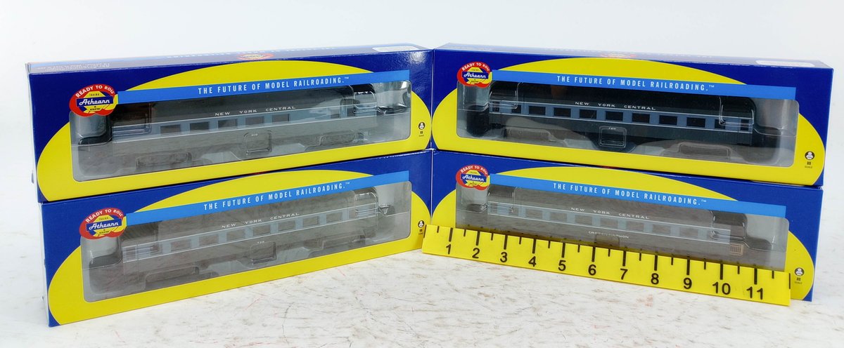 4 ATHEARN HO NYC PASSENGER CARS DINER, COACHES & OBSERVATION, 4 OBS  INV 263330857