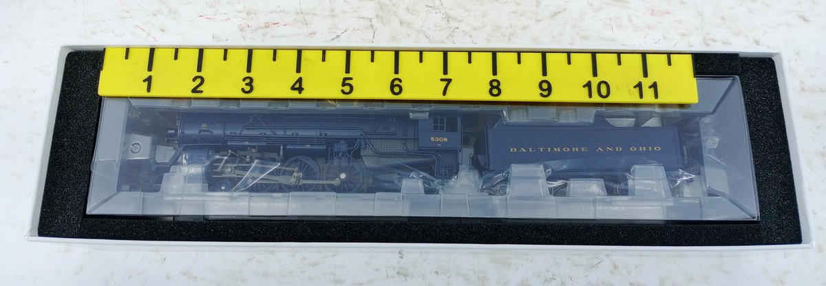 BROADWAY LIMITED HO GAUGE 5593 B&O USRA HEAVY PACIFIC 5308 STEAM LOCOMOTIVE W/ TENDER, OB  INV 263330861