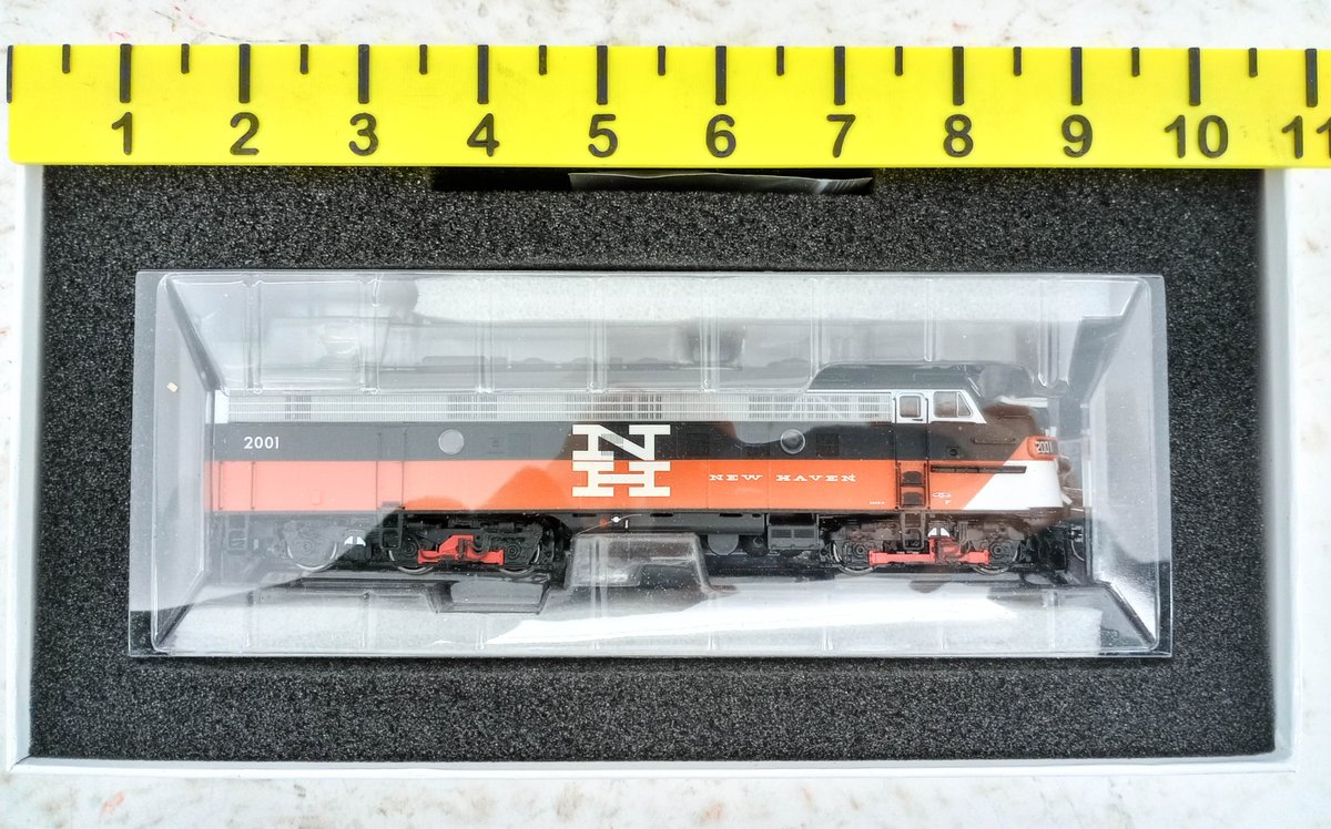RAPIDO 14509 HO GAUGE NEW HAVEN EMD FL9 #2001 DIESEL LOCOMOTIVE DCC/SOUND, OB  INV 263330866