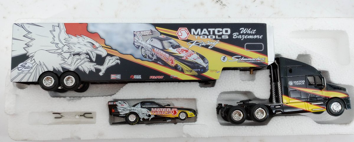 3 MATCO TOOLS RACING DIE-CAST TRANSPORTERS & PONTIAC PRO STOCK GEORGE MARNELL WHIT BAZEMORE 3 OB INV 263330944