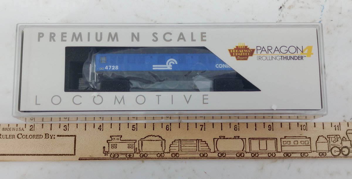 BROADWAY LIMITED 3965 CONRAIL P5A BOXCAB LOCOMOTIVE N SCALE, OB INV 263330973