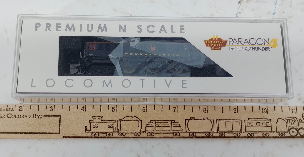 BROADWAY LIMITED 3953 PRR P5A BOXCAB #4707 N SCALE LOCOMOTIVE, OB INV 263330974