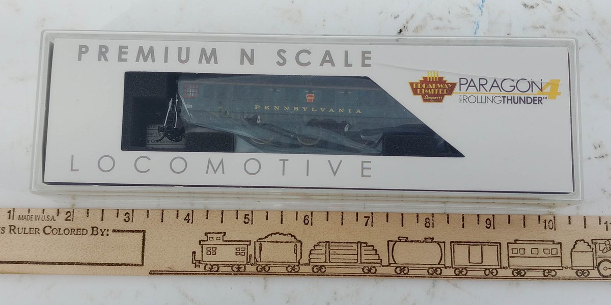 BROADWAY LIMITED 3950 PRR P5A BOXCAB #4739 N SCALE LOCOMOTIVE, OB INV 263330975